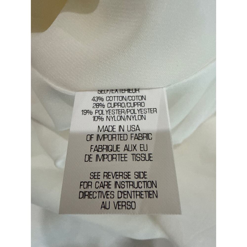 Theory Mariam Portray Lace Fit & Flare Dress Ivory Size 10 Wedding Shower $395 - Picture 7 of 7
